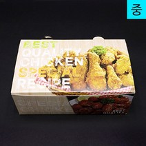 HJ 기성치킨삼면 중 치킨박스 닭강정박스 1박스 200개