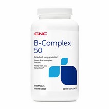 [GNC] 지엔씨 비타민 B-컴플렉스 50 mg 250 캡슐