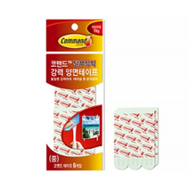 3M 코맨드 리필테이프 중형 6입, 화이트, 10개입