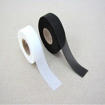 접착테이프심지 폭2.5cm 1롤 단추전용 (화이트 블랙 ), 화이트