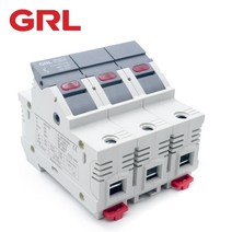 퓨즈 GRL 3P AC RT8-63-3P 퓨즈 홀더베이스 퓨즈 박스 Fast Blow 세라믹 RO6 DIN 레일 Moun 4x5MM 500V, 02 RT8X-63-3P_06 20A