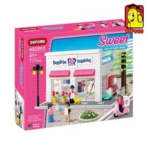 중모토이플러스 [옥스포드] 키즈블록 베스킨아이스크림가게 HS-33913, 단일옵션