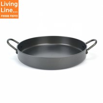 제이엠컴-경질 닭갈비팬 볶음팬 철판 춘천닭갈비 업소용 원형 쭈꾸미 밥볶음 볶음요리팬 볶음팬 철판요리팬 알루미늄볶음팬 다용도볶음팬-JS, JS-경질닭갈비팬 30호