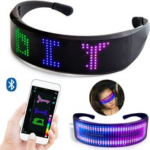 LED 경량 선글라스 블루투스 파티 미래 남녀 SF 야광