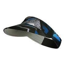 TEFITI 여성용 남성용 선바이저 모자 골프 테니스 사이클링 러닝 조깅용 조절 스포츠, Black Blue