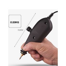 타각기 금속 마킹 레터링 로고 마킹펜 각인기 펜, 40W 예비 바늘 5개 포함