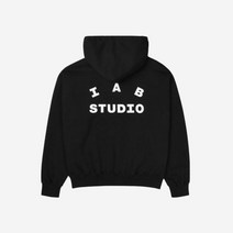 아이앱 스튜디오 후드 블랙 화이트 IAB Studio Hoodie Black White