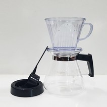 다우어 칼리타 방식 드립세트 (3~4인용), 4개, 투명