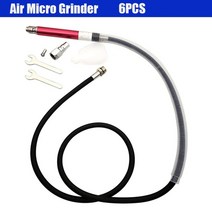 소형레이저각인기 불박기 열프레스기 레이저마킹기 이름새기기 고속 에어 마이크로 다이 그라인더 키트 미니 연필 연마 조각 도구 연삭 절단 공압 도구, 6개, 1개