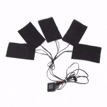 USB 충전식 방수 전기 히팅 침낭 캠프 슬리핑 기어 패드 겨울 담요 캠핑 레저, [03] 03 heating pads