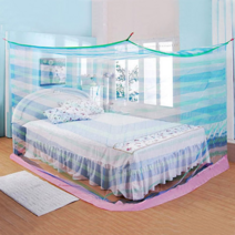 오너클랜 국산 말방울 사각 모기장 방충망 침대 캐노피 텐트, 말방울모기장 1-2인용 본품