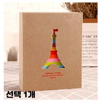 4X6 3X5 포토 앨범 사진첩 포켓 스크랩 커플 아기 아이 포토북 디자인랜덤 5개입, 50매입, 레인보우 에펠탑 5개입 (3x5)(50매)