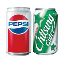 펩시콜라 355ml 12캔 + 칠성사이다 355ml 12캔, 2세트