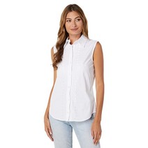 EQUIPMENT SleevelESS Adalira Top - Bright White 쉬폰 린넨 실크 여성 여름 블라우스