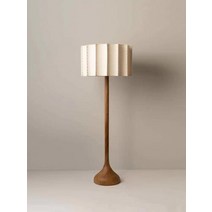 수입 프렌치 엔틱 원목 led 조명 크림색 버섯 호텔 장스탠드 조명 명품 머쉬룸 예쁜, 중형