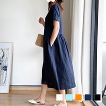 하레나 반팔 A라인 롱 원피스 SD-230326-72394EA jhhulanol3*3244169qB