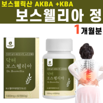 보스웰릭산 보스웰리아 추출물 치커리 초록입홍합 우슬 유향나무 버드나무 껍질 테르페노이드 카로틴 사포닌 보스웰리스 보스웨일리아 비타민 중년 여성 남성, 1병