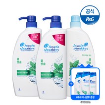 헤드앤숄더 쿨멘솔 샴푸850ml 2개+린스850ml 1개+미니샴푸80ml 3개 증정
