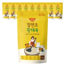 굿데이 정성 가득 반려견 영양죽 85g, 칠면조 + 황태 혼합맛, 10개