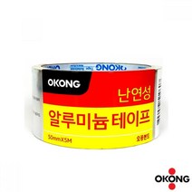 오공 난연성 알루미늄 테이프 50mm 포장테이프 포장용테이프 비닐테이프, 기본