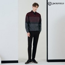 잭필드 우디 스웨터본딩 레이어드 셔츠 버건디