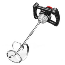 일본기술 전동 교반기 시멘트 믹서기 콘크리트 페인트 머드 믹서 핸드 반죽 혼합기 몰탈 배합, 10. 3100kW플레그십+창모양 헤드(50), 1개