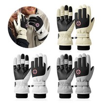 이중방수 스키장갑/ 도돔한 패딩장갑/ 스포츠 글러브, ONC 그레이L