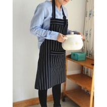 개인 카페 바리스타 옷보호 스프라이트 앞치마, 블랙