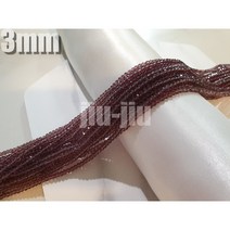 지우지우 크리스탈 론델 컷팅 비즈 3mm 28색 / DIY 비즈공예 동백이반지 마스크스트랩 팔찌 만들기 재료 투명 반투명 불투명 비비드 시드, 20) 퍼플 투명