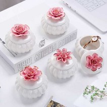 강아지 스톤함 반려견장례식장 메모리얼스톤 유골함, 대형-모란꽃(핑크)