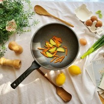 리빙몬 PFOA프리 플라즈마 용사 코팅 인덕션 궁중팬 웍 28cm, 단품