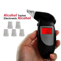 비중계 부동액 배터리 냉각수 굴절식 농도 비중 측정기 LCD 백라이트 디지털 호흡 알코올 분석기 음주 감지기 테스터 흡입기 미터 키 체인 도구 언제든지 125EA 8, 01 With Backlight