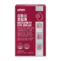 [유산균+오메가3] GNM 장용성 초임계 알티지오메가3 20억 생유산균 / rTG 아연 프로바이오틱스, 500mg, 60캡슐, 1세트