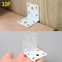 선반 고정 가구 코너 이음철 보강 꺽쇠 20개 받침대 연결철물 코너부분 DIY