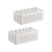 디스파인 폴딩 칸막이 옷정리함, 소형 2개