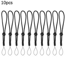 5/10 pcs 14 cm 손전등 스트랩 매는 밧줄 슬링 edc 야외 도구 블랙 paracord ajustable 안티 토치 카메라 전화 키트에 대한 분실