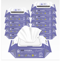 숨 보라색 업그레이드 물티슈100매X25개 물티슈, 25팩, 1박스