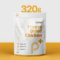 닥터푸 고양이 동결건조간식 대용량 치킨트릿320g 5개, 단일옵션, 옵션선택