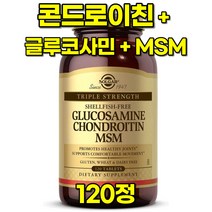 솔가 콘드로이친 1200 글루코사민 MSM 식이유황 120정, 1개