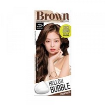 거품염색약 미쟝센 헬로버블6N 초코브라운 1개