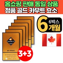 홈쇼핑 코스트코 캐나다 정품 골드 카무트 발효 효소 분말 가루 스틱 카뮤트 카무드 카모트 고대 곡물 KAMUT 국내산 발효균주 탄수화물 단백질 분해 효소, 6박스, 30포