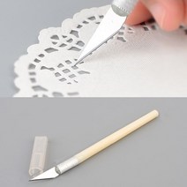 페이퍼 종이 공예 아트 나이프 칼 프라모델 피규어 그림 글씨 조각