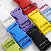 아유디 플라스틱 버클 25mm 10컬러 가방부자재, 흰색