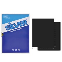 [코리아스퀘어] 이앤텍 먹지(카본페이퍼) 100입, 청색