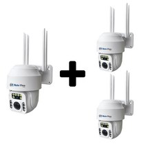 글로벌아이넷 로보뷰P3 3세트 홈 IP 카메라 CCTV 2.8mm-12mm 300만화소 WHP3+3, 01. 로보뷰P3 / 3세트