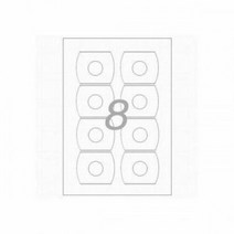 18AO폼텍 CD/DVD라벨 PS-3672 (8분류), 단품