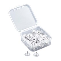 패드가 있는 60개의 금속 귀걸이 백 스터드를 만드는 주얼리용 백 패드 교체