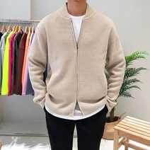 토니어스 남자 두꺼운 니트 집업 가디건 4color