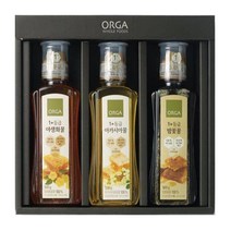 답례 감사 명절 선물세트 ORGA 꿀 1호 야생화 아카시아 밤꽃꿀 1box 회사 교회 친정 처가 시댁 큰댁, 13개