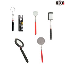 케이디와이 접이식 용접거울 LED 검사거울 KIM-5283L 안테나거울, 1개